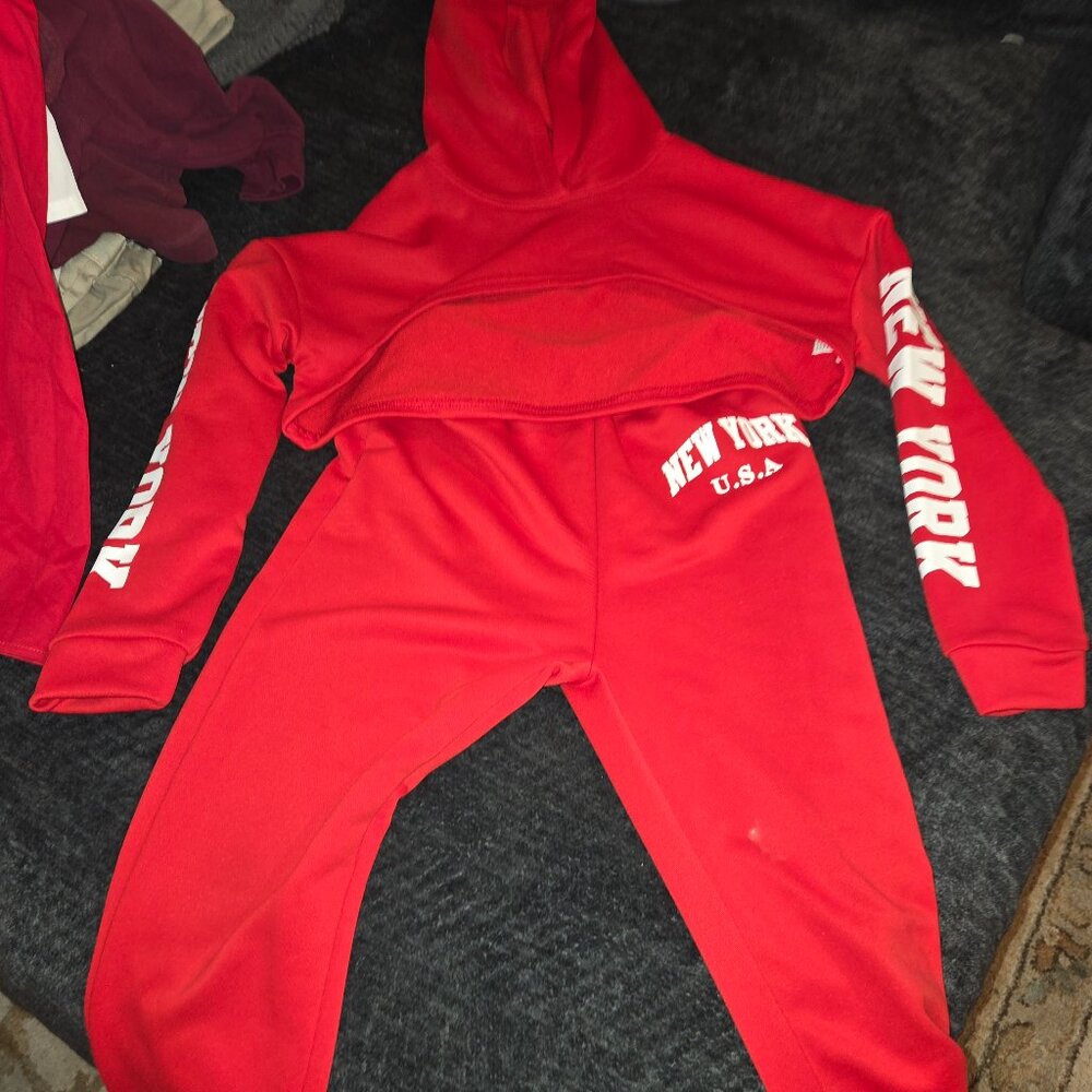 2 piece cute track suit